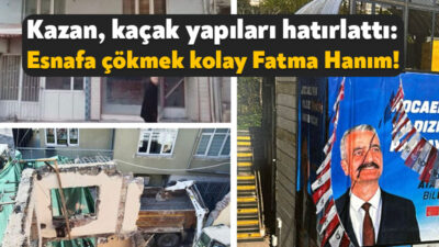 MHP İzmit İlçe Başkanı İlker Kazan, ilçedeki kaçak binaları yeniden
