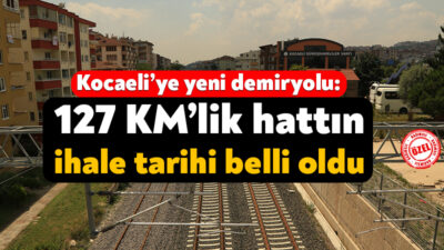 İstanbul ve Kocaeli arasına 127 kilometrelik demiryolu hattı inşa edilecek.