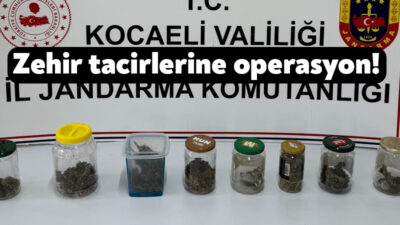 Kocaeli İl Jandarma Komutanlığı’na bağlı ekipler, Kartepe ve Başiskele’deki iki