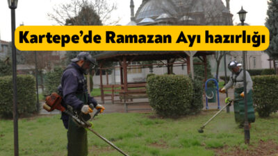 Kartepe Belediyesi, yaklaşan Ramazan ayı öncesinde ilçe genelindeki camilerde hummalı