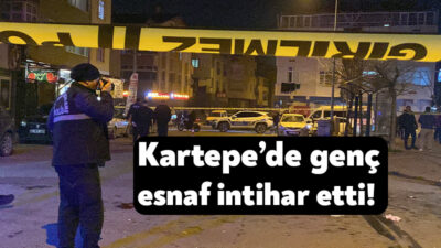 Kartepe’de esnaflık yapan 28 yaşındaki H.Y., intihar etti. Ataevler Mahallesi’nde