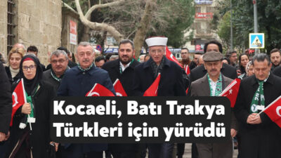 Kocaeli'de, Batı Trakya Türklerinin milli kimlik direnişinin simgesi olan "29