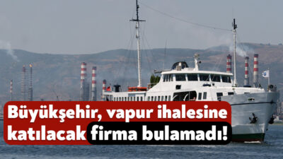 Kocaeli Büyükşehir Belediyesi, 21 Ocak’ta deniz ulaşımında kullanılmak üzere yolcu