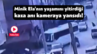 Kocaeli'nin Gebze ilçesinde okul önünde servis aracının çarpması sonucu hayatını