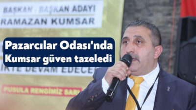 Kocaeli Seyyar Esnafı ve Pazarcılar Odası’nın seçimli olağan genel kurulu,