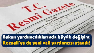 Cumhurbaşkanı tarafından gerçekleştirilen atama kararları Resmi Gazete’de yayınlandı. Buna göre;