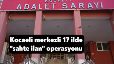 Kocaeli'nin Gebze ilçesi merkezli 17 ilde, internet siteleri ve sosyal