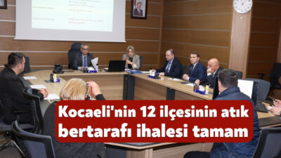 Kocaeli Büyükşehir Belediyesi Encümeni, belediye atıklarının bertaraf edilmesine yönelik 10