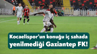 Trendyol Süper Lig’in 22’nci haftasında Kocaelispor yarın Gaziantep FK’yi konuk