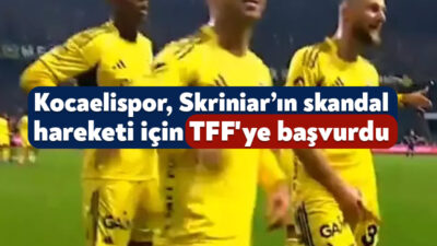 Kocaelispor Kulübü, Fenerbahçe'nin attığı golün ardından Kocaeli tribünlerine yönelik uygunsuz