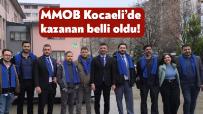 MMO Makine Mühendisleri Odası Kocaeli Şubesi’nde genel kurul heyecanı yaşanıyor.