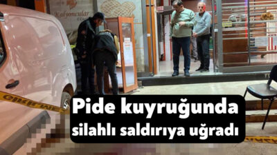 Kocaeli'de iftar öncesi pide kuyruğunda beklerken silahlı saldırıya uğrayan bir