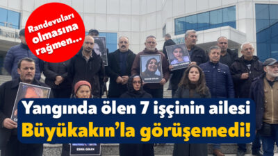 Dilovası’ndaki parfüm fabrikasında hayatını kaybeden 7 işçinin yakınları ve avukatı