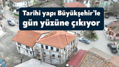 Gölcük ilçesine bağlı Saraylı Köyü’ndeki tescilli tarihi binanın restorasyonunda sona