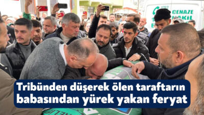 Kocaeli'de Ziraat Türkiye Kupası maçı sırasında tribünden düşerek hayatını kaybeden
