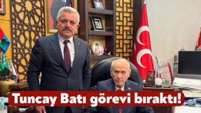 MHP Kocaeli İl Başkanı Tuncay Batı, görevini bırakma kararı aldı.