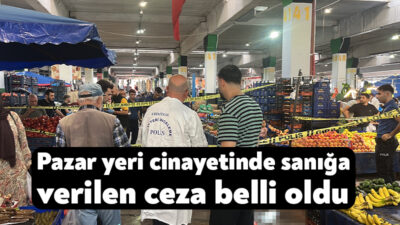 Kocaeli'nin İzmit ilçesinde pazar yerinde çıkan kavgada arkadaşını bıçaklayarak öldüren