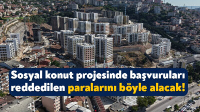 TOKİ’nin sosyal konut projesinde Kocaeli’deki başvuruların kabul ve ret durumları