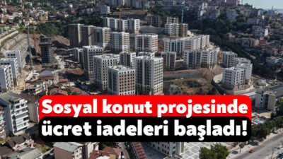 TOKİ’nin sosyal konut projesinde Kocaeli’de 10 bin 340 adet konut