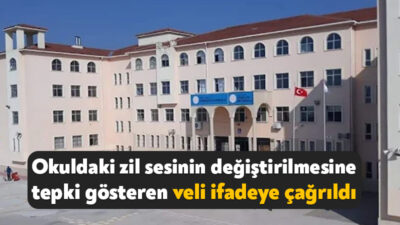 Derince’deki okulda zil sesinin ilahi sesiyle değiştirilmesine tepki gösteren öğrenci