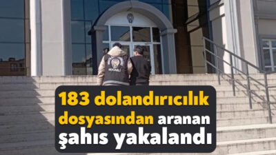 Kocaeli’de 183 ayrı dolandırıcılık suçundan hakkında kesinleşmiş 28 yıl 15
