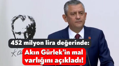 CHP Genel Başkanı Özgür Özel, parti genel merkezinde basın toplantısı