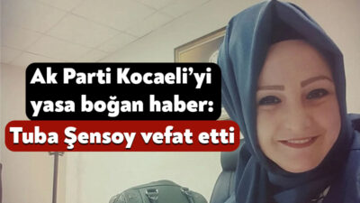 Ak Parti Kocaeli İl İstişare Kurulu Üyeliği’nde görev yapan Tuba