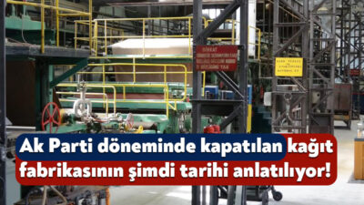 1934 yılında İzmit'te kurulan Seka Kağıt fabrikası, bir zamanlar Türkiye'nin