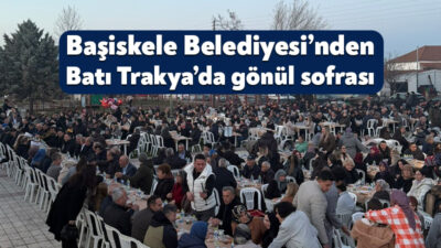 Başiskele Belediyesi, Yunanistan’da Batı Trakya Türkleri’nin yoğun olarak yaşadığı İskeçe’de