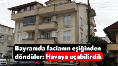 Kocaeli'nin Kartepe ilçesinde doğal gaz sayacı değişimi sonrası apartmanda meydana