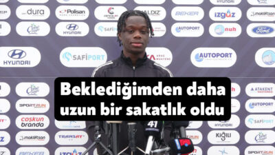 Kocaelisporlu orta saha oyuncusu Mahamadou Susoho, Başakşehir maçı hazırlıkları öncesi