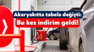 Akaryakıt fiyatlarında indirim pompaya yansıdı. Benzin ve motorin fiyatları düşerken,