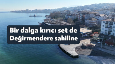 Kocaeli Büyükşehir Belediyesi, fırtınalı ve aşırı yağışlarda denizin kabarmasına karşı