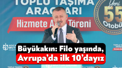 Kocaeli Büyükşehir Belediyesi, öz kaynakları ile aldığı çevre dostu, konforlu