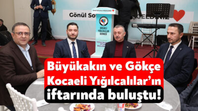 Ak Partili Kocaeli Büyükşehir Belediye Başkanı Tahir Büyükakın ve CHP’li
