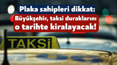Kocaeli Büyükşehir Belediyesi; Dilovası, Kartepe ve Başiskele’deki taksi duraklarını 10