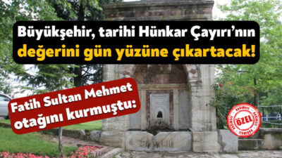 Kocaeli Büyükşehir Belediyesi, Gebze’de yer alan tarihi Hünkar Çayırı’nın konsept