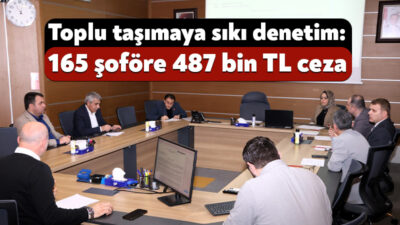 Toplu ulaşımda güvenli ve konforlu hizmet için denetimlerini sürdüren Kocaeli