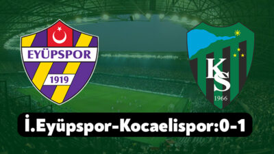 Trendyol Süper Lig’in 25.haftasında Kocaelispor, İstanbul’da İkas Eyüpspor’a konuk oluyor.