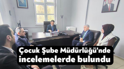 Kamu kurum ve kuruluşları ziyaretlerine devam eden Vali İlhami Aktaş,