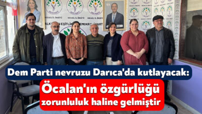 Dem Parti Kocaeli İl Başkanlığı, parti il binasında Newroz Deklarasyonu’nu