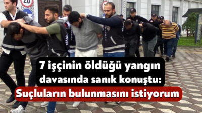 Kocaeli'nin Dilovası ilçesinde 7 kişinin hayatını kaybettiği fabrika yangınına ilişkin