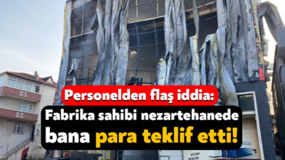 Kocaeli'nin Dilovası ilçesinde 7 işçinin hayatını kaybettiği parfüm fabrikası yangınına
