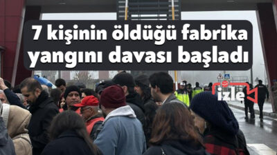 Kocaeli'nin Dilovası ilçesinde parfüm dolum tesisinde çıkan ve 7 kişinin