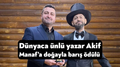 International Peace Prize ödüllü, dünyaca ünlü yazar, Nobel Barış Ödülü
