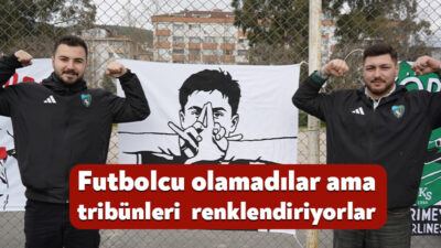 Kocaeli'de çocukluk arkadaşı Sertan Güner ile Mecit Bayrak, futbol maçları