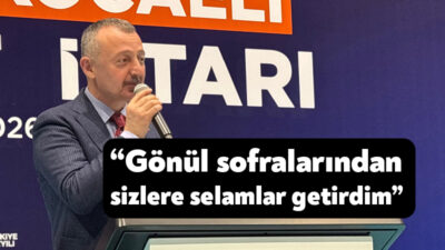 Ak Parti Kocaeli İl Başkanlığı’nın geleneksel teşkilat iftarı programı bugün