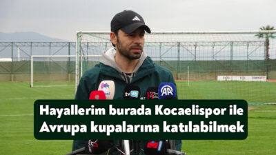 Kocaelispor Teknik Direktörü Selçuk İnan, Başakşehir maçı öncesinde yaptığı açıklamada,