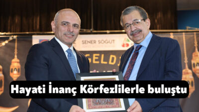 Körfez Belediyesi’nin Ramazan ayı dolayısıyla düzenlediği etkinlikler kapsamında yazar ve