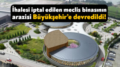 Kocaeli Büyükşehir Belediyesi tarafından Seka’da yapılması beklenen meclis binası projesinin